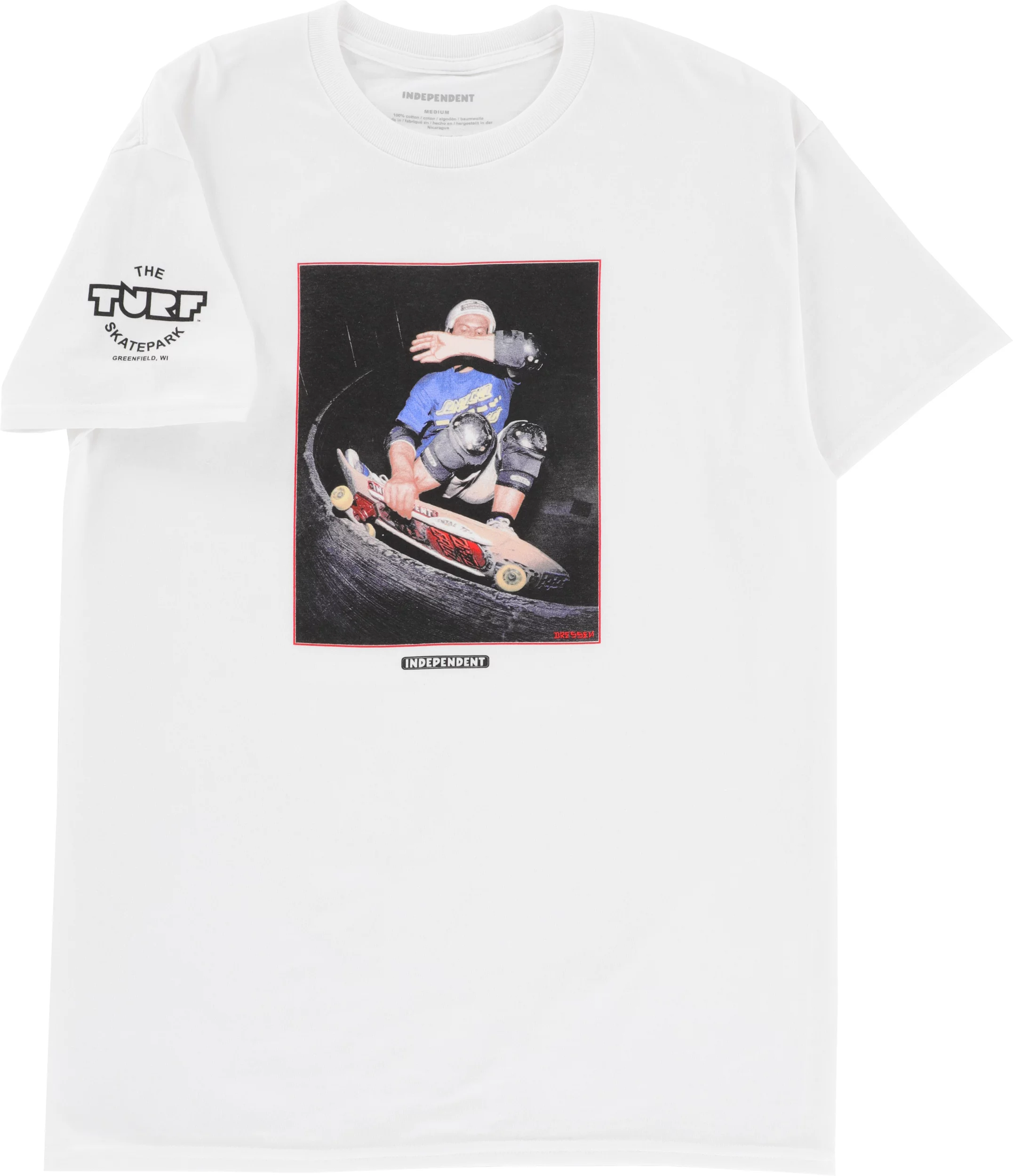 Independent Dressen Turf Park T-Shirt - white | Tactics