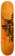 The Heated Wheel Grasshopper 8.0 Skateboard Deck - orange