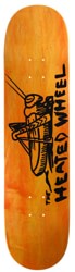 The Heated Wheel Grasshopper 8.0 Skateboard Deck - orange
