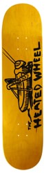 The Heated Wheel Grasshopper 8.0 Skateboard Deck - yellow