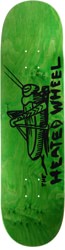 The Heated Wheel Grasshopper 8.25 Skateboard Deck - green
