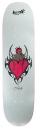 Welcome Evan Mock Cupid 8.65 Moontrimmer 2.0 Shape Skateboard Deck - blue glitter