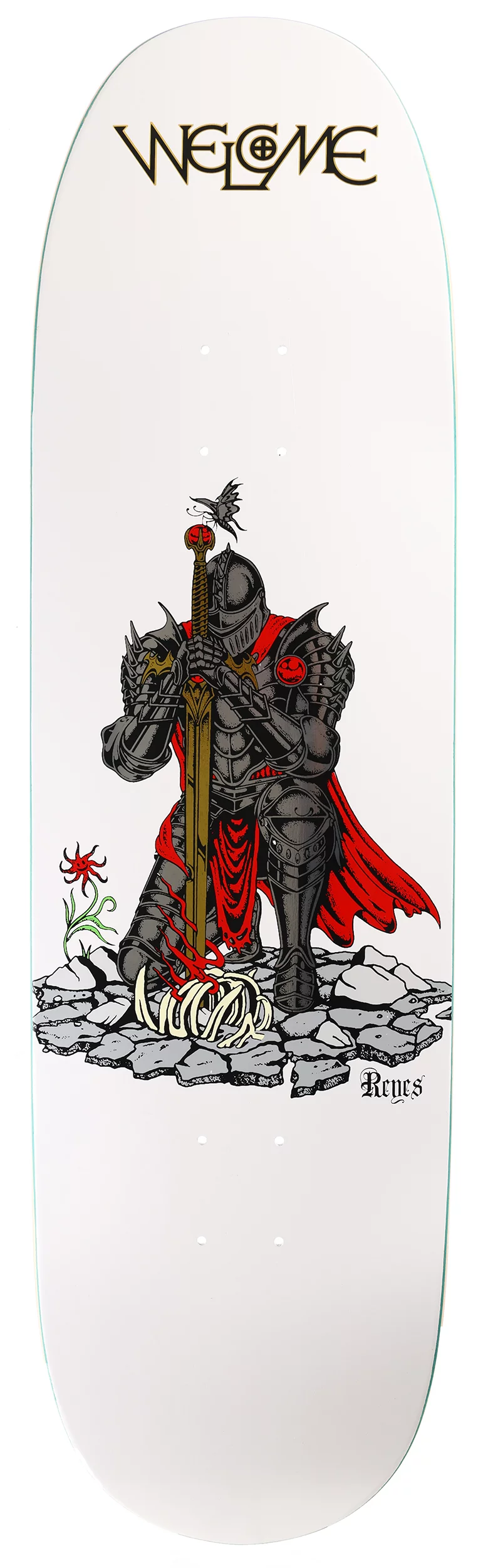Welcome Reyes Paladin 9.0 Baculus 2.0 Shape Skateboard Deck
