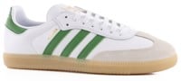 Adidas Samba ADV Skate Shoes - footwear white/core green/gum3
