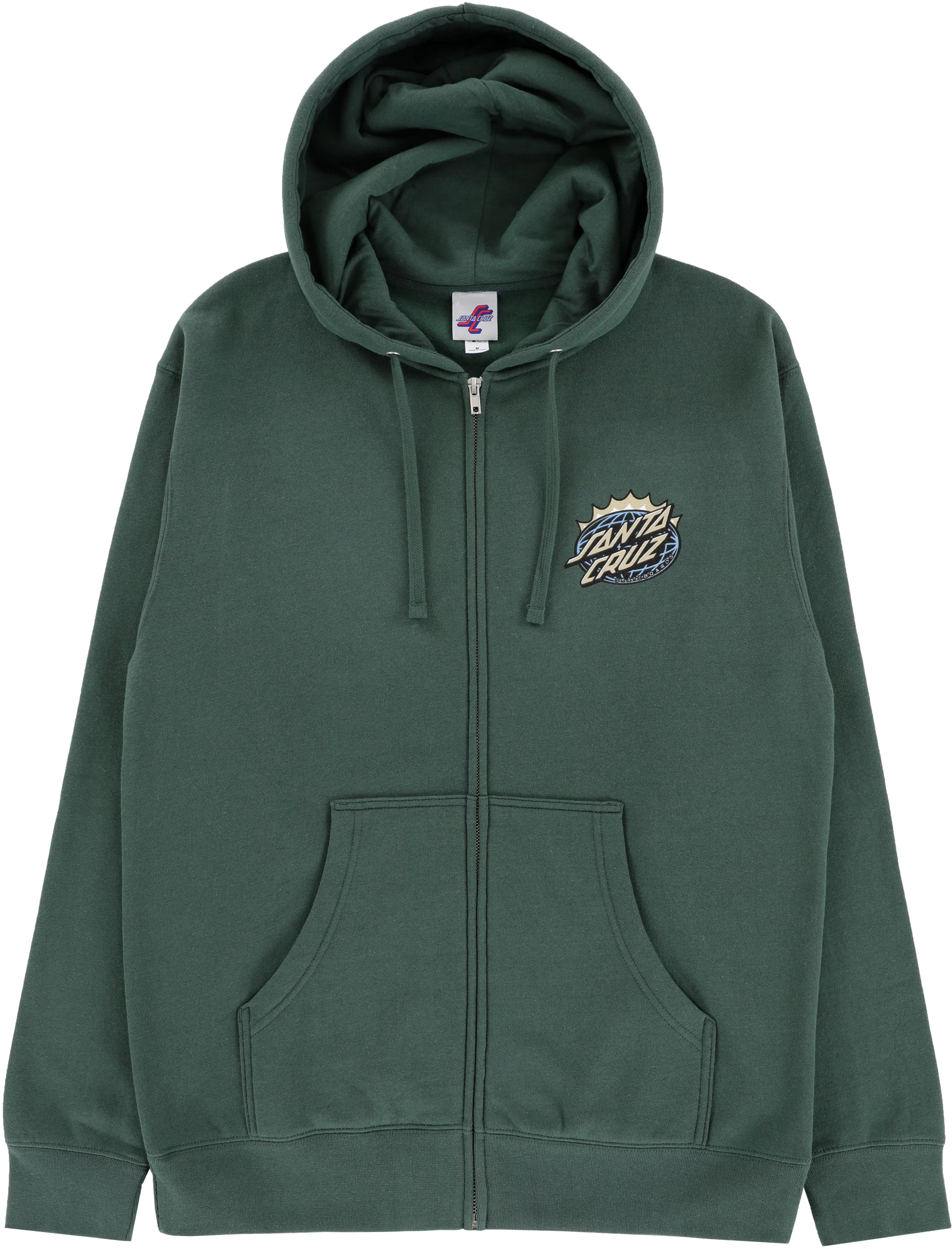 Santa Cruz Kendall End Of The Dot Zip Hoodie - alpine green | Tactics