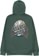 Santa Cruz Kendall End Of The Dot Zip Hoodie - alpine green - reverse