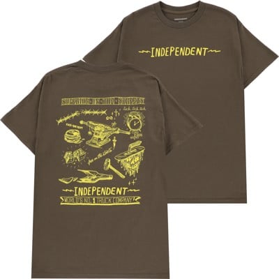 Independent Bratrud Notebook T-Shirt - olive - view large
