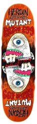 Heroin Mutant Razor Egg 9.5 Skateboard Deck - orange
