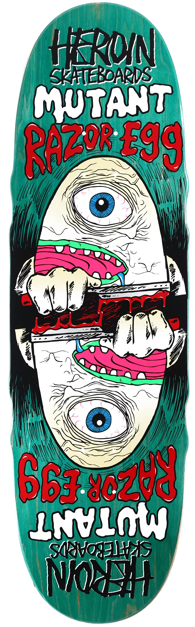 HEROIN 9.5 デッキ　エッグ Heroin Mutant Razor Egg Deck 9.5 x 32.1 | Skate Warehouse