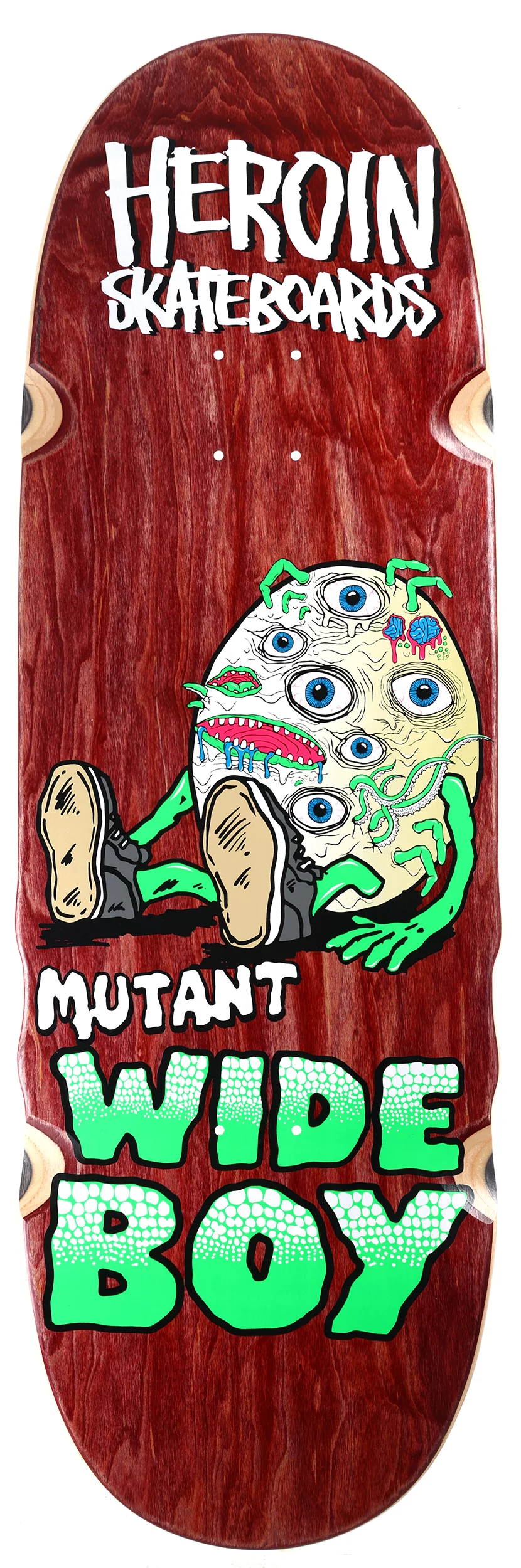 Heroin Mutant Wide Boy 10.28 Skateboard Deck | Tactics