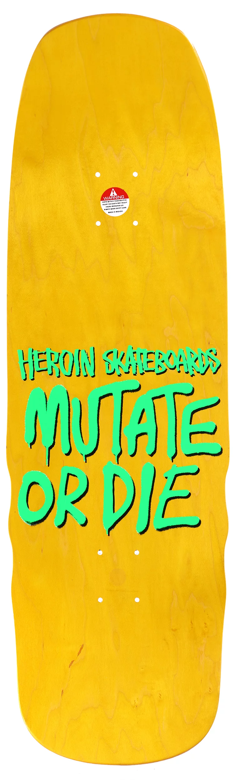 Heroin Good Shit Mutated 9.75 Skateboard Deck | Tactics