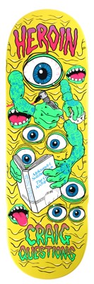 Heroin Questions Mutate Or Die 10.0 Skateboard Deck - view large