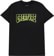 Creature Bonehead Glitch T-Shirt - black - front