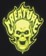 Creature Bonehead Glitch T-Shirt - black - reverse detail