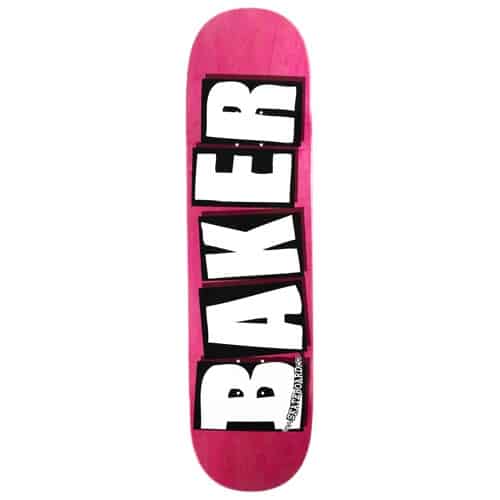Baker Brand Logo Veneer 8.5 Skateboard Deck - pink | Tactics