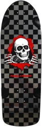 Powell Peralta OG Ripper 10.0 Wheel Wells Skateboard Deck - silver foil