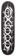 GX1000 Dino 8.5 Skateboard Deck - black