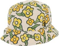 Krooked Flowers Bucket Hat - natural