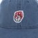 Lo-Res Hellscape Strapback Hat - blue - front detail