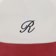 Lo-Res LR Snapback Hat - cream/vintage red - front detail