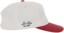 Lo-Res LR Snapback Hat - cream/vintage red - side
