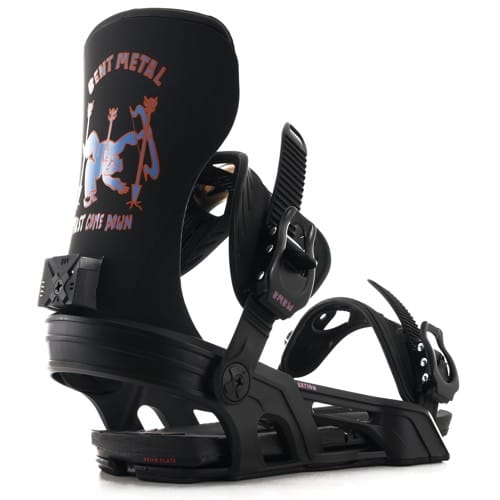 BENT L AXTION ビンディング ブラック MEDIUM Amazon | Bent Metal Axtion スノーボードビンディング、L:US M