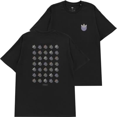 Adidas Skate Trefoild Shield T-Shirt - black/olive strata - view large