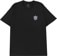 Adidas Skate Trefoild Shield T-Shirt - black/olive strata - front
