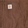 Rhythm Insulated Denim Work Jacket - washed brown - front detail