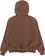 Rhythm Insulated Denim Work Jacket - washed brown - reverse