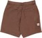 Rhythm Toby Denim Shorts - washed brown - reverse