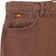 Rhythm Toby Denim Shorts - washed brown - front detail