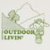 Rhythm Outdoor Livin T-Shirt - white - reverse detail