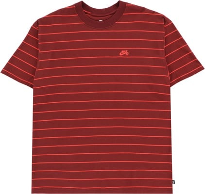 Nike SB Stripe T-Shirt - dark team red - view large