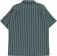 Rhythm Eli Stripe S/S Shirt - teal - reverse