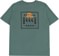 Rhythm Natural Vibrations Vintage T-Shirt - vintage green - reverse