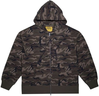 Carpet C-Star Thermal Zip Hoodie - camo - view large