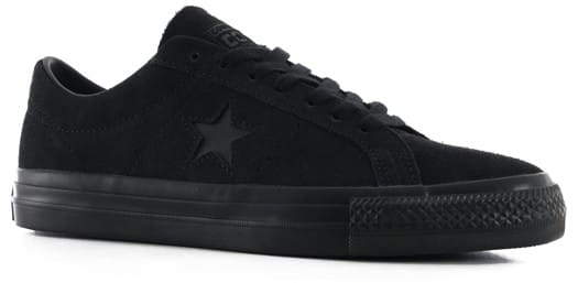 Converse One Star Pro Skate Shoes - black/black/black - view large