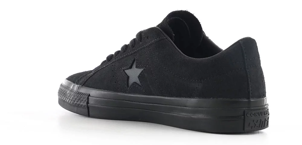Converse One Star Pro Skate Shoes - black/black/black | Tactics Converse One Star Pro Skate Shoes - black/black/black | Tactics