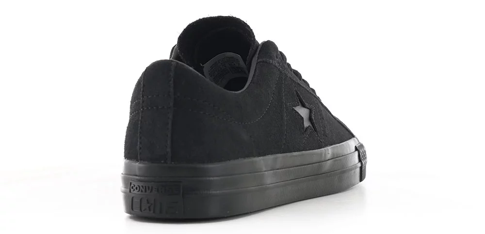 Converse One Star Pro Skate Shoes - black/black/black | Tactics