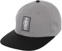 Girl Classic OG Snapback Hat - black/grey