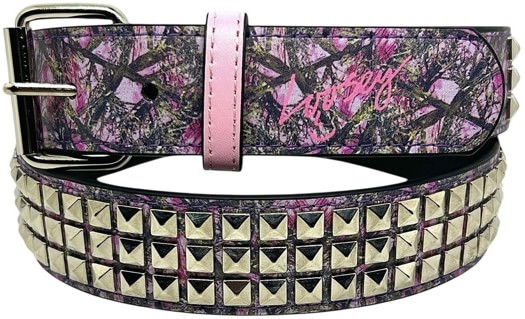 Loosey Camo Stud Belt - pink - view large