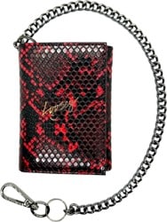 Loosey Chain Gang Wallet - red snakeskin