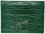 Loosey Card Holder Wallet - green croc