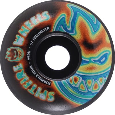 Spitfire Radioactive Formula Four Bighead Skateboard Wheels - black (99d) - view large