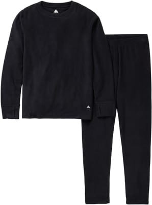 Burton Kids Fleece Base Layer Set - true black - view large