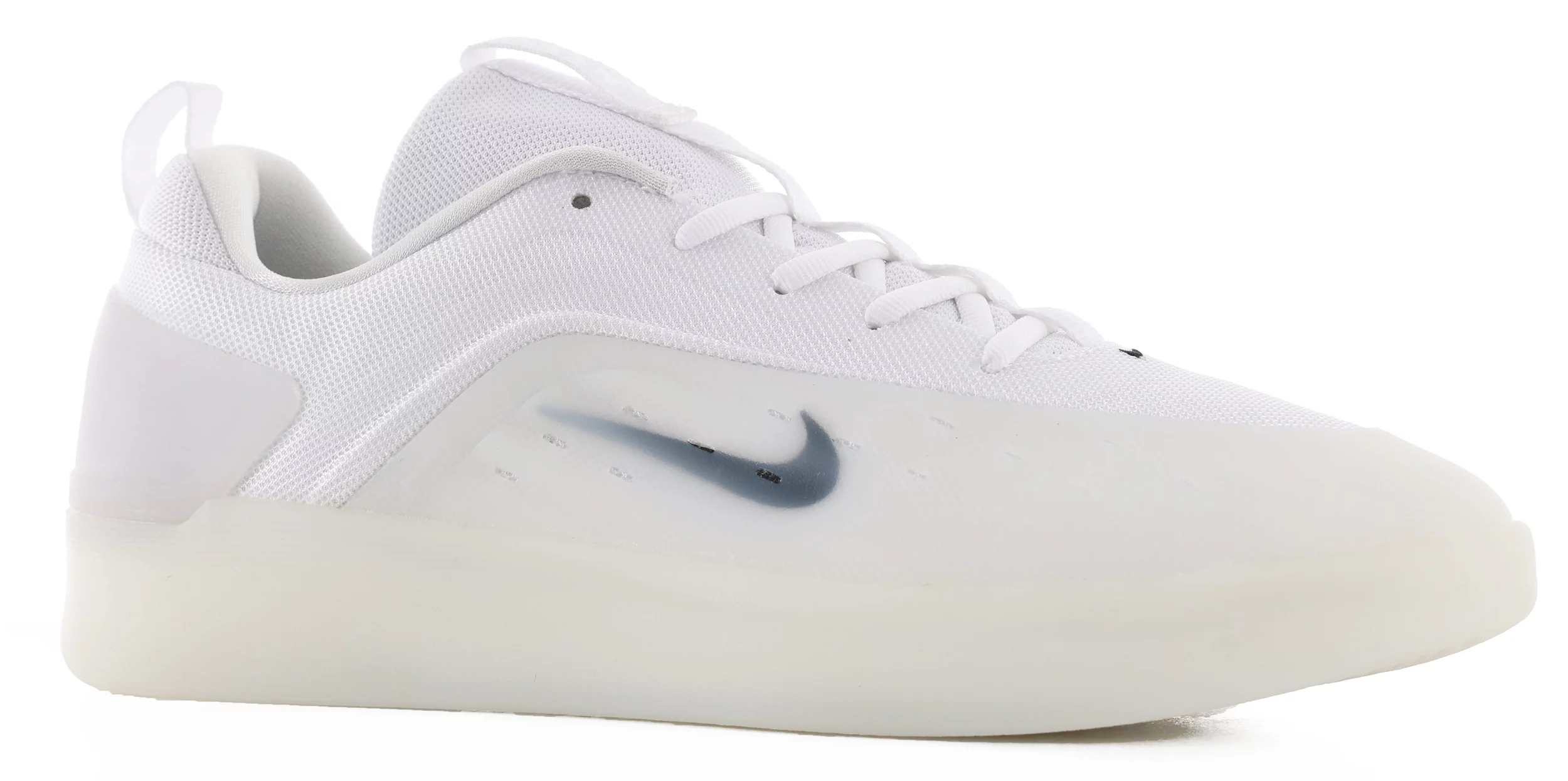 Nike SB SB Zoom Nyjah 4 Skate Shoes - white/black-white  display picture 3
