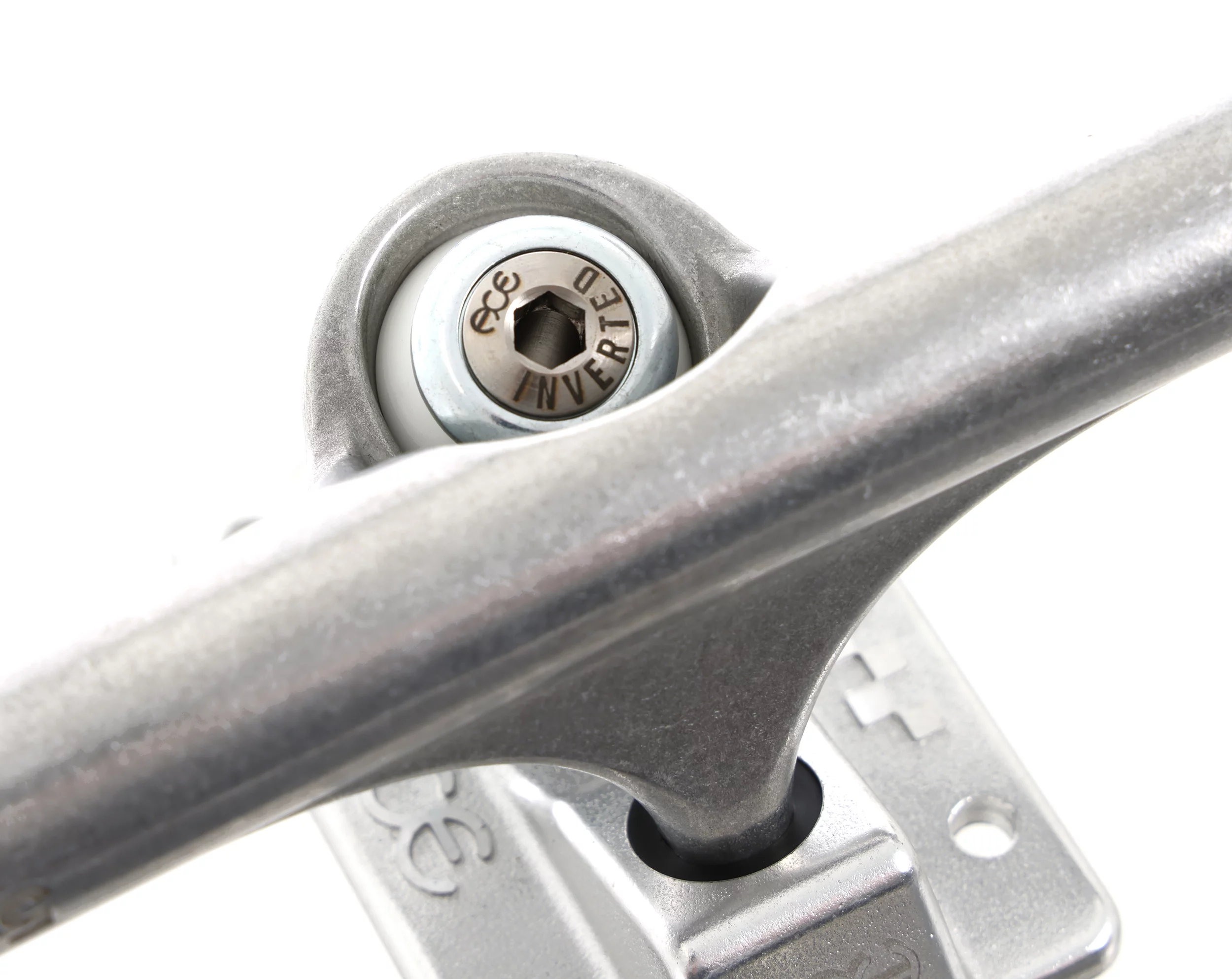 Ace AF-1 Inverted Hollow Skateboard Trucks - polished silver 44