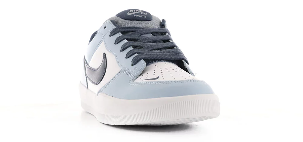 Nike SB Force 58 PRM L Skate Shoes - white/thunder blue