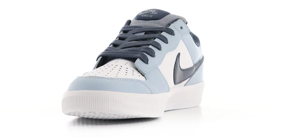 Nike SB Force 58 PRM L Skate Shoes - white/thunder blue